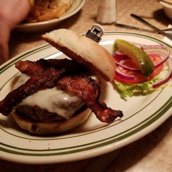 Babe's at Harbor Point - Swiss and bacon burger - Pizza Near Me - Utica, New York Babe's at Harbor Point - Swiss and bacon burger - Pizza Near Me - Utica, New York