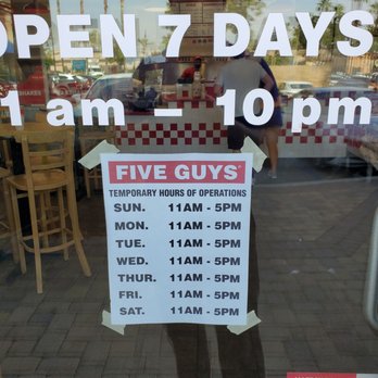 Five Guys - Fast Food Near Me - Redlands, California