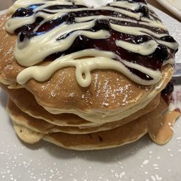 Blueberry pancakes Blueberry pancakes