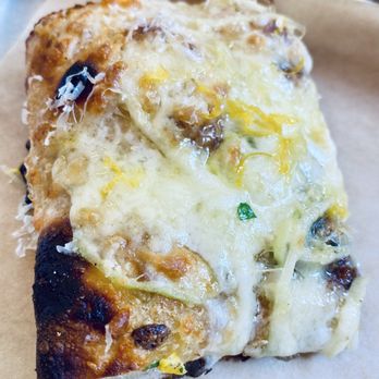 Psychic Pie - Leek, lemon and ricotta - my favorite veggie pizza - Salad Near Me - Sebastopol, California Psychic Pie - Leek, lemon and ricotta - my favorite veggie pizza - Salad Near Me - Sebastopol, California
