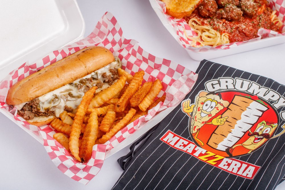 Grumpy's Meatzzeria Logo