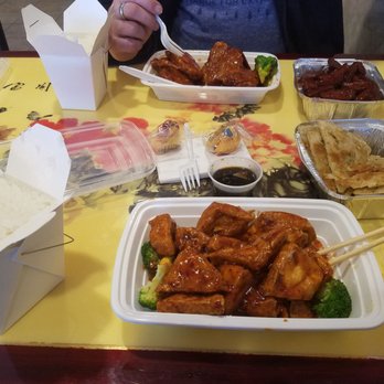 Mei's Kitchen - Vegan options at Mei's Kitchen. General Tso's Tofu, Vegan Orange Chicken, Vegan BBQ Boneless Ribs, and Scallion Pancakes. - Chinese Near Me - Griswold, Connecticut