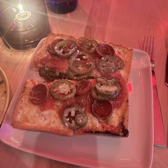 Superfrico - Pepperoni pizza 27.00 for this piece of bread with a few pepperonis. - Italian Near Me - Las Vegas, Nevada Superfrico - Pepperoni pizza 27.00 for this piece of bread with a few pepperonis. - Italian Near Me - Las Vegas, Nevada