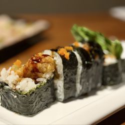 Sushi Masa - "Spider Roll" moi fave. I get it every time yum yum yum yum OuiOui :)...