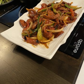 Seoul Pocha - Stir-fry Sausage and Onions - Korean Near Me - Gainesville, Florida