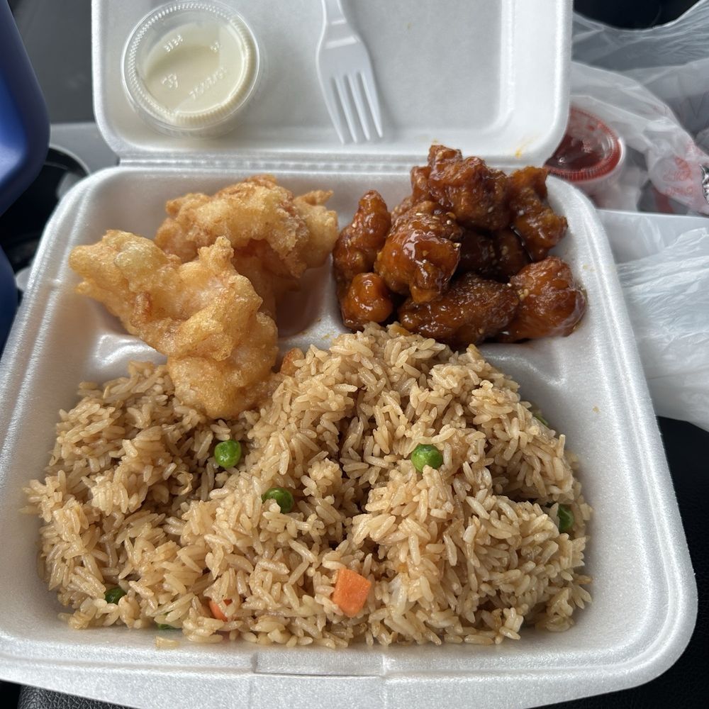 Fried Rice, Walnut Shrimp, Orange chicken Fried Rice, Walnut Shrimp, Orange chicken
