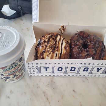 Parlor Doughnuts - Turtle Cheesecake and Double Chocolate - Donuts Near Me - Houston, Texas Parlor Doughnuts - Turtle Cheesecake and Double Chocolate - Donuts Near Me - Houston, Texas