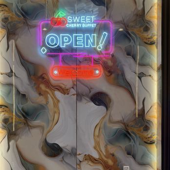 Sweet Cherry Buffet - Front lobby sign - Chinese Near Me - Tucker, Georgia