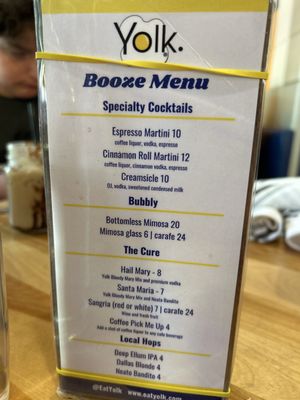 Menu photo 1 Yolk - Sundance Square Fort Worth, TX