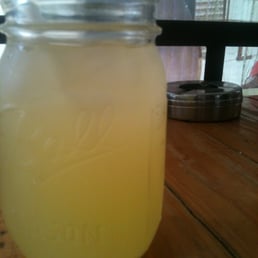 Calamansi juice - A fairly good amount of juice for a fairly good price. And who could ever say no to drinking out of a mason jar?