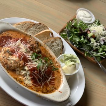 Mari's Kitchen - Musaka!  This was a first for me and definitely not a last. Absolutely bursting with flavor. - Breakfast & Brunch Near Me - Florence, Oregon