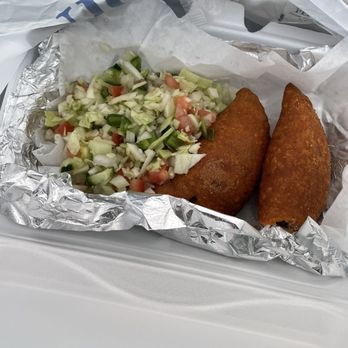 La Cocina De Mary - a hot dog and a salad - Mexican Near Me - Shawnee, Kansas