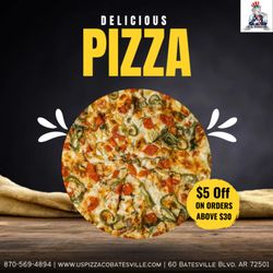 US Pizza - Batesville - Indulge in guilt-free goodness this Meatless Verities with our vibrant array of fresh Veg Pizzas