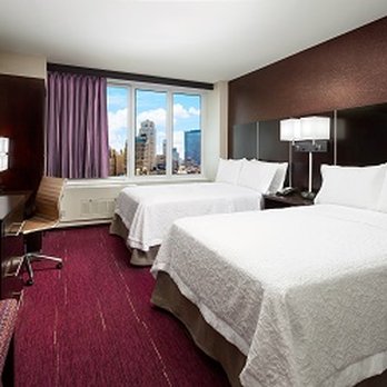 Hampton Inn Manhattan/Times Square Central - Enjoy your stay in our Two Double View guest room which features a stunning view of New York City. - Hotels Near Me - New York, New York Hampton Inn Manhattan/Times Square Central - Enjoy your stay in our Two Double View guest room which features a stunning view of New York City. - Hotels Near Me - New York, New York