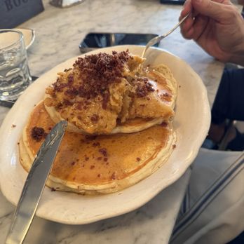 Jacob's Pickles - Pancake and Chicken & Pancakes - Comfort Food Near Me - New York, New York