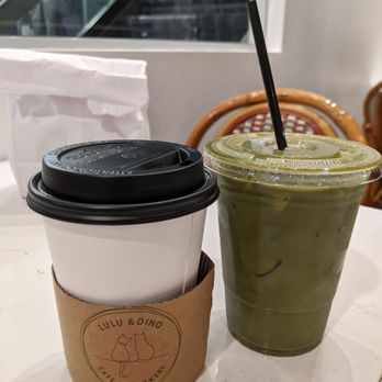 Lulu & Dino - Cappuccino and Dark Matcha - Coffee & Tea Near Me - Bayside, New York Lulu & Dino - Cappuccino and Dark Matcha - Coffee & Tea Near Me - Bayside, New York