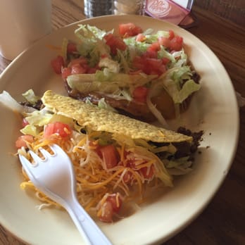 Nano's Taco Run - Trio plate beef taco and chalupa - Tacos Near Me - Corpus Christi, Texas