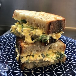 Daily Soup - Tarragon Shallot Egg Salad Sandwich