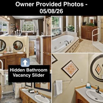 The Grayson - Owner provide photos of bathroom hiding slider - Hotels Near Me - Monroe, Washington