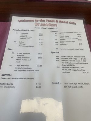 Menu photo 3 Toast and Roast Cafe Niagara Falls, NY Menu photo 3 Toast and Roast Cafe Niagara Falls, NY