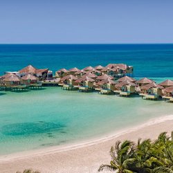 Eze2Travel - El Dorado Maroma. Over the water bungalows called Palafitos, Maroma Beach Mexico.