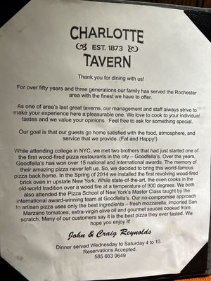 Menu photo 5 Charlotte Tavern Rochester, NY Menu photo 5 Charlotte Tavern Rochester, NY