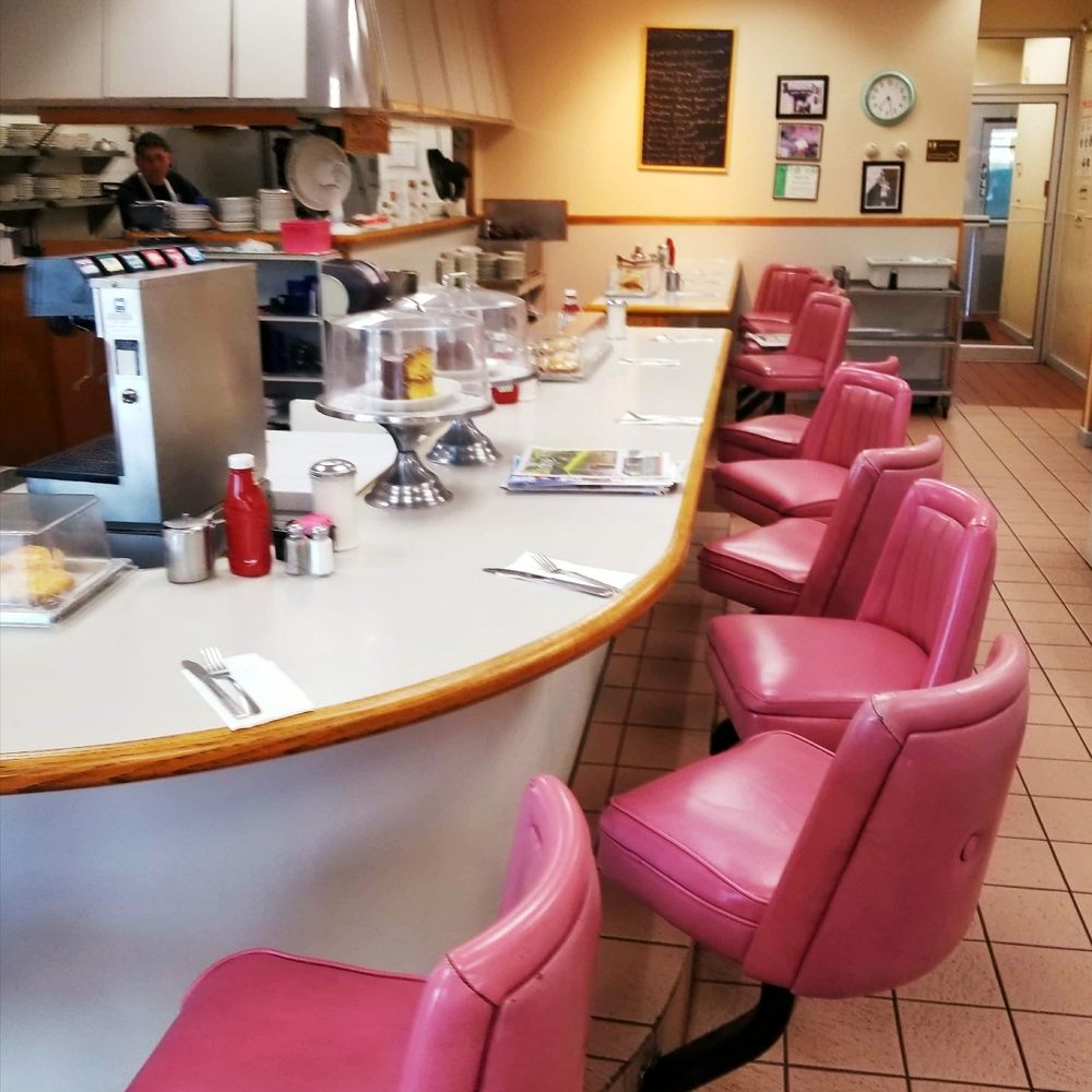 Peter's Luncheonette - the counter and chairs - American Near Me - Patchogue, New York Peter's Luncheonette - the counter and chairs - American Near Me - Patchogue, New York