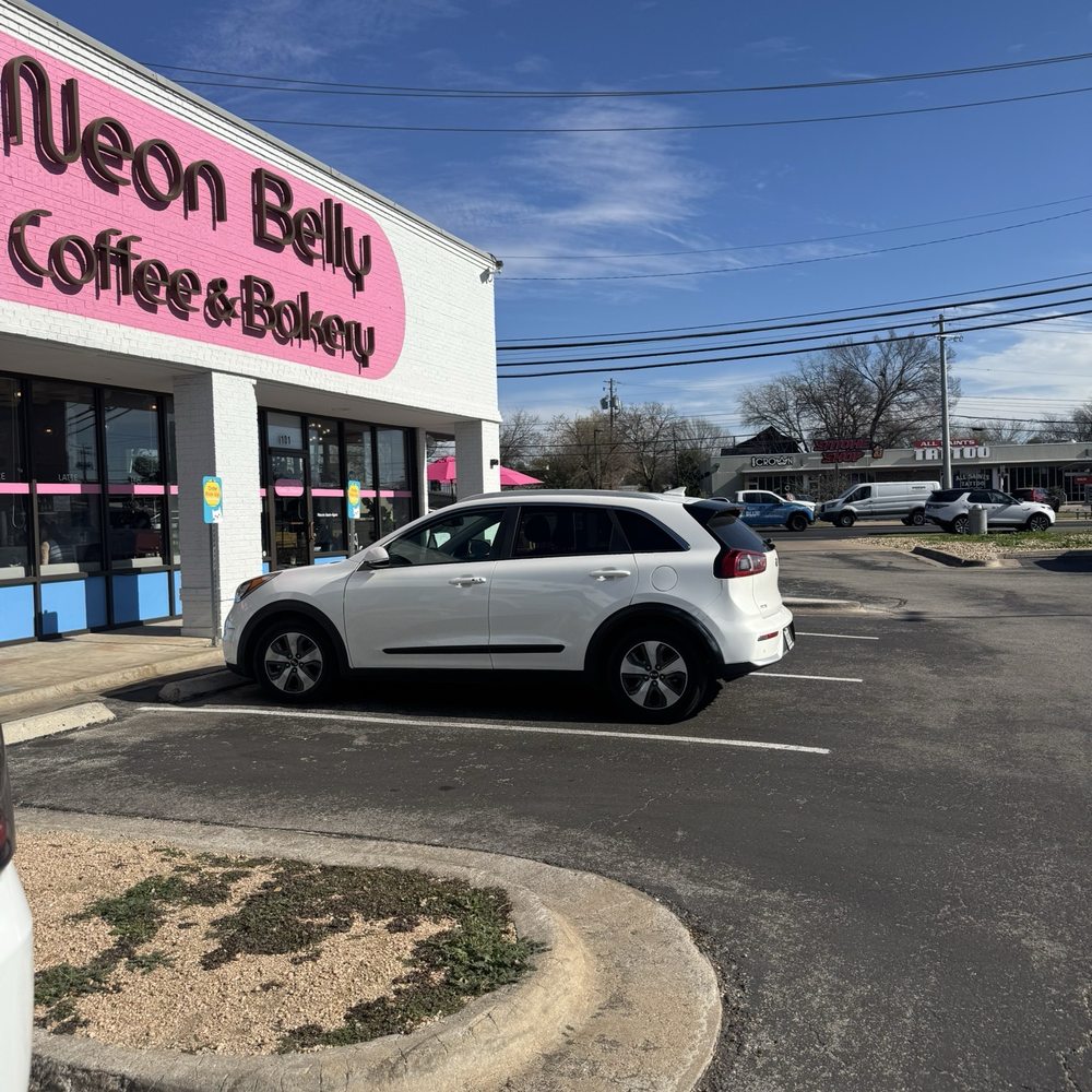Neon Belly Coffee & Bakery - Plenty of parking in a shared lot - Coffee & Tea Near Me - Austin, Texas Neon Belly Coffee & Bakery - Plenty of parking in a shared lot - Coffee & Tea Near Me - Austin, Texas