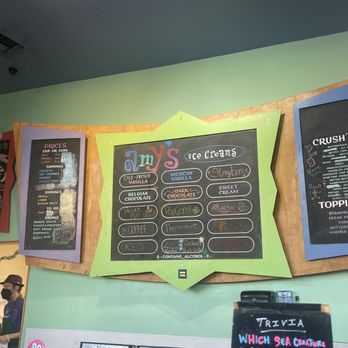 Amy's Ice Creams - Menu - Ice Cream & Frozen Yogurt Near Me - San Antonio, Texas Amy's Ice Creams - Menu - Ice Cream & Frozen Yogurt Near Me - San Antonio, Texas