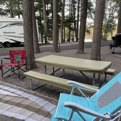 Patricia Lake Campgrounds - Our campsite C4