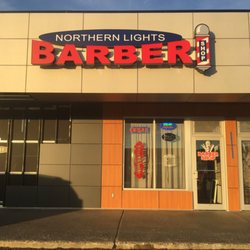Northern Lights Barber Shop - Recently remodeled store front