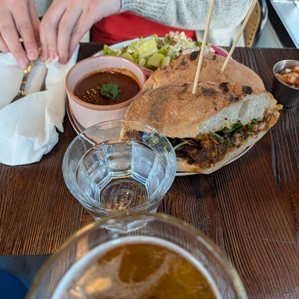 Brazen - The Mockingbird with Birria Sauce and Side Salad - Cocktail Bars Near Me - Richmond, Virginia