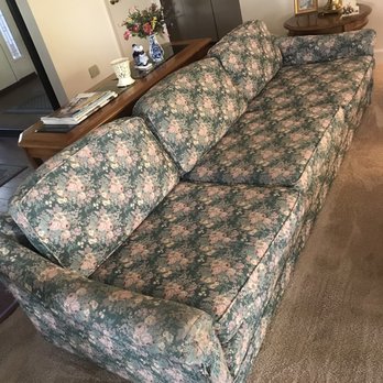 Discount Upholstery - Before. - Furniture Reupholstery Near Me - Concord, California