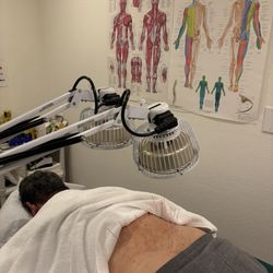 I was going through the acupuncture treatment in this picture.