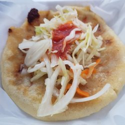 Pupuseria Salvadoreña - Pupusa Revueltas (Cheese & Pork)  https://www.instagram.com/the.wanderin.foodie/