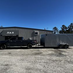 S & S Automotive & Diesel - My truck and trailer broken down in front of their shop