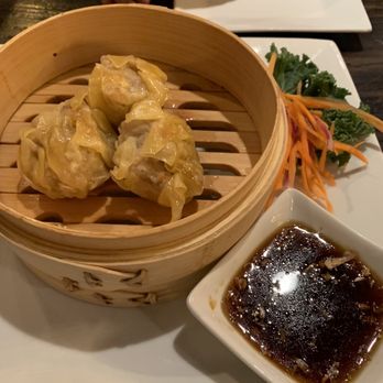 Thai Station Restaurant - 7. Thai Dumpling (you get more than three we dug in before I took the photo) - Thai Near Me - Indianapolis, Indiana