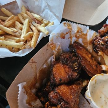 The Local - Korean wings & fries (I had already eaten some at this point) - Dive Bars Near Me - Atlanta, Georgia The Local - Korean wings & fries (I had already eaten some at this point) - Dive Bars Near Me - Atlanta, Georgia
