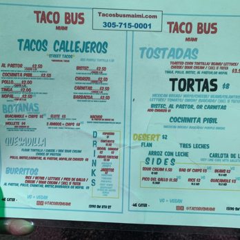 Taco Miami Taquería - Menu - Tacos Near Me - Miami, Florida Taco Miami Taquería - Menu - Tacos Near Me - Miami, Florida