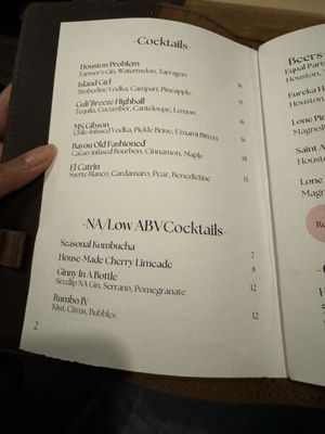 Menu photo 1 Barbacana Houston, TX