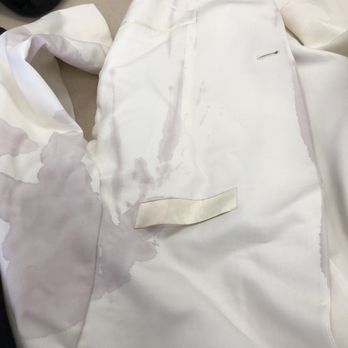Curry Dry Cleaners - Before dry cleaning, red wine stain. See after photo - Dry Cleaning Near Me - Savannah, Georgia Curry Dry Cleaners - Before dry cleaning, red wine stain. See after photo - Dry Cleaning Near Me - Savannah, Georgia