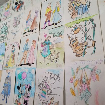 YeYa's - The coloring book pages on the wall are pretty cute. - Mexican Near Me - Tabor, Iowa YeYa's - The coloring book pages on the wall are pretty cute. - Mexican Near Me - Tabor, Iowa