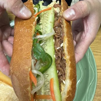 Chu Minh Tofu and Vegan Deli - Barbecue Pork Sandwich - Vietnamese Near Me - Seattle, Washington