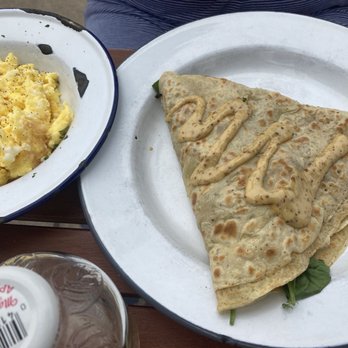 PRESS Coffee Crêpes Cocktails - Chick and the Pig with a side of scrambled eggs (yum!) - Creperies Near Me - Graham, North Carolina PRESS Coffee Crêpes Cocktails - Chick and the Pig with a side of scrambled eggs (yum!) - Creperies Near Me - Graham, North Carolina