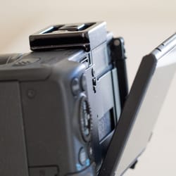 ProMediaGear - The P1XR will clear the LCD perfectly on a Canon M3.