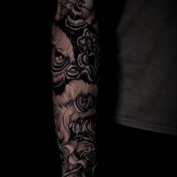 Inkfiend OC - Chinese Lion Dance and Breguet Clock - Tattoo Near Me - Garden Grove, California Inkfiend OC - Chinese Lion Dance and Breguet Clock - Tattoo Near Me - Garden Grove, California