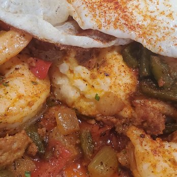 Snooze, an A.M. Eatery - Shrimp & grits - Breakfast & Brunch Near Me - Tucson, Arizona