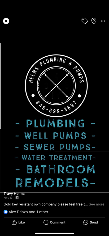 Slide of Helms plumbing and pumps