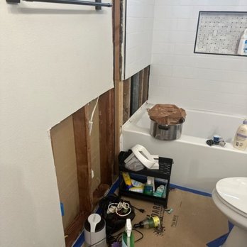 BM Pro Painting Services - Before- bathroom wall & tile removed - Painters Near Me - Jacksonville , Florida