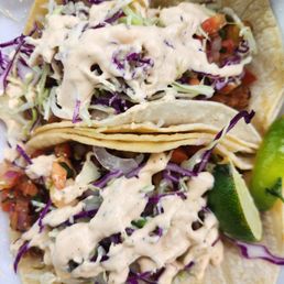 Shrimp and fish tacos Shrimp and fish tacos